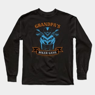 Grandpa's Biker Gang Father's Day Long Sleeve T-Shirt